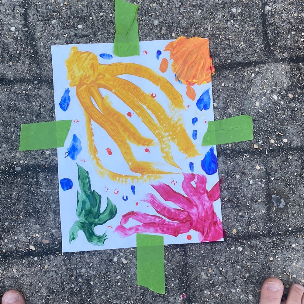 Painting with a bunch of colors